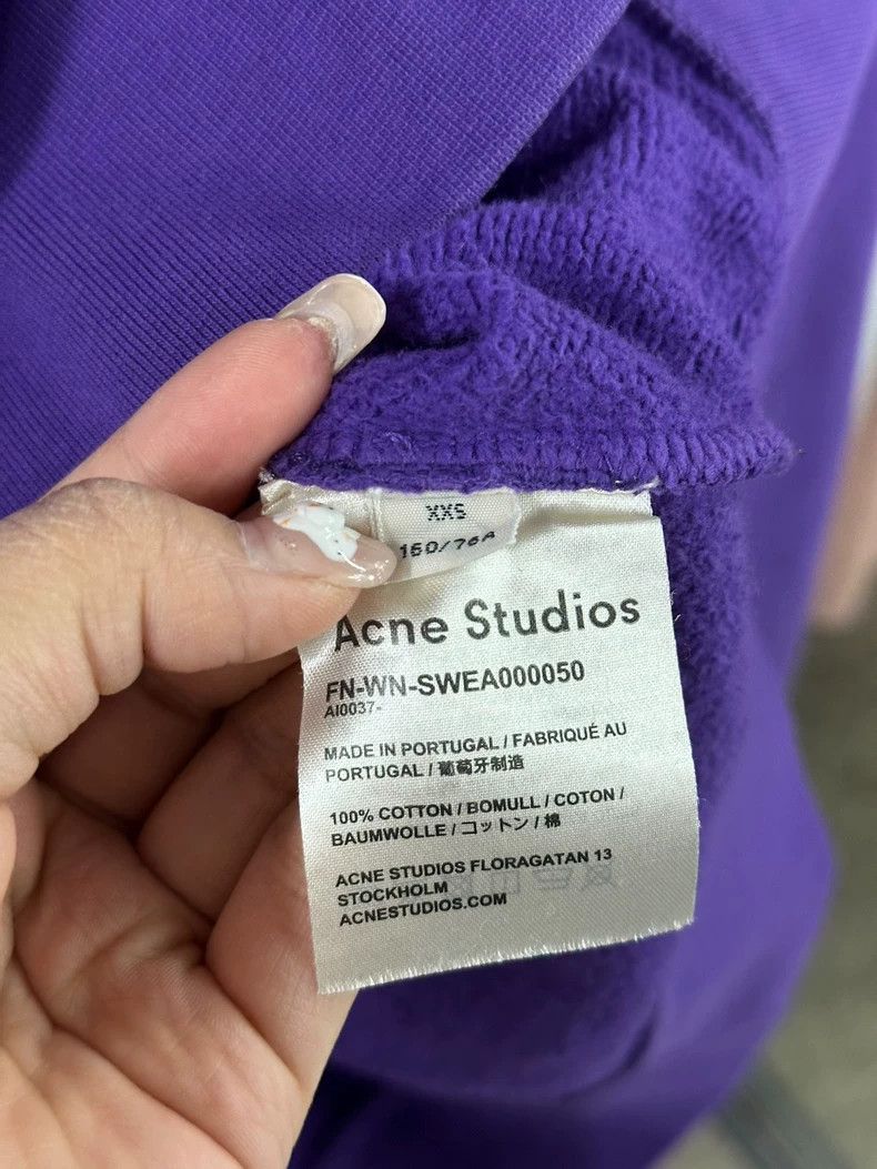 Acne Studios Acne studios Purple letter hoodie 2502-Nextarrow Size US XXS / EU 40 - 5 Thumbnail