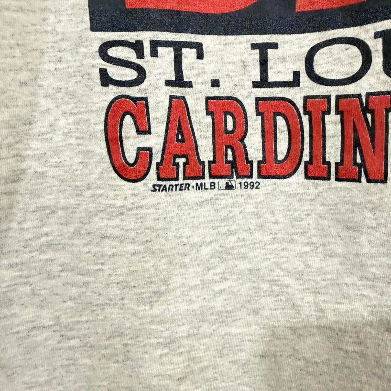 Starter 1992 St. Louis Cardinals Hardball Shirt Size US XL / EU 56 / 4 - 3 Thumbnail