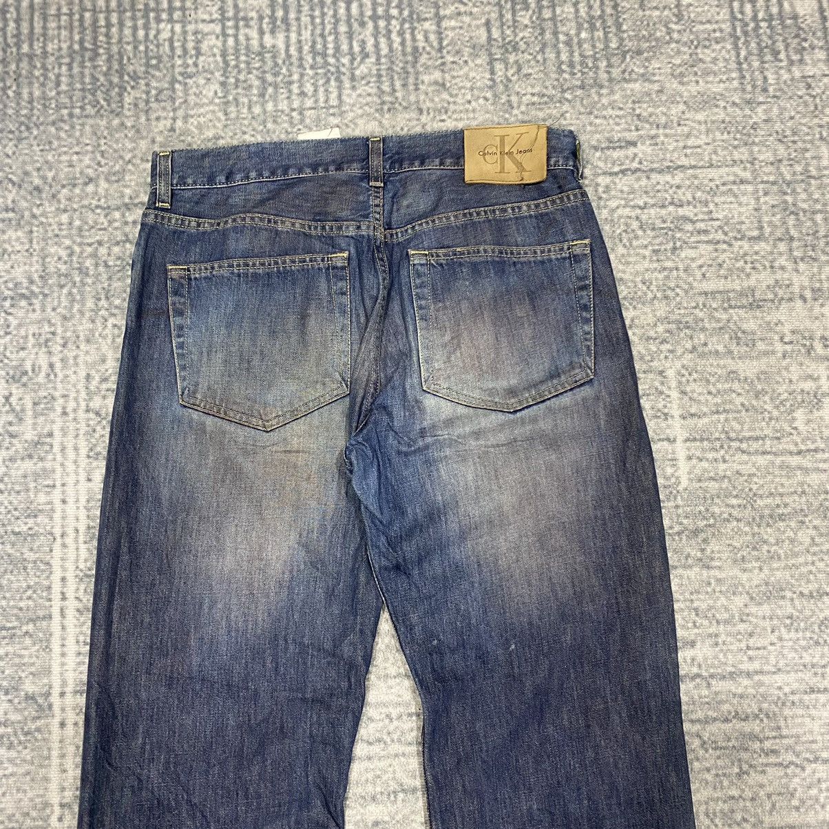 Calvin Klein Sick☠️ CK Vintage Wash Jeans Denim Punk Grunge 90s Size US 32 / EU 48 - 14 Thumbnail