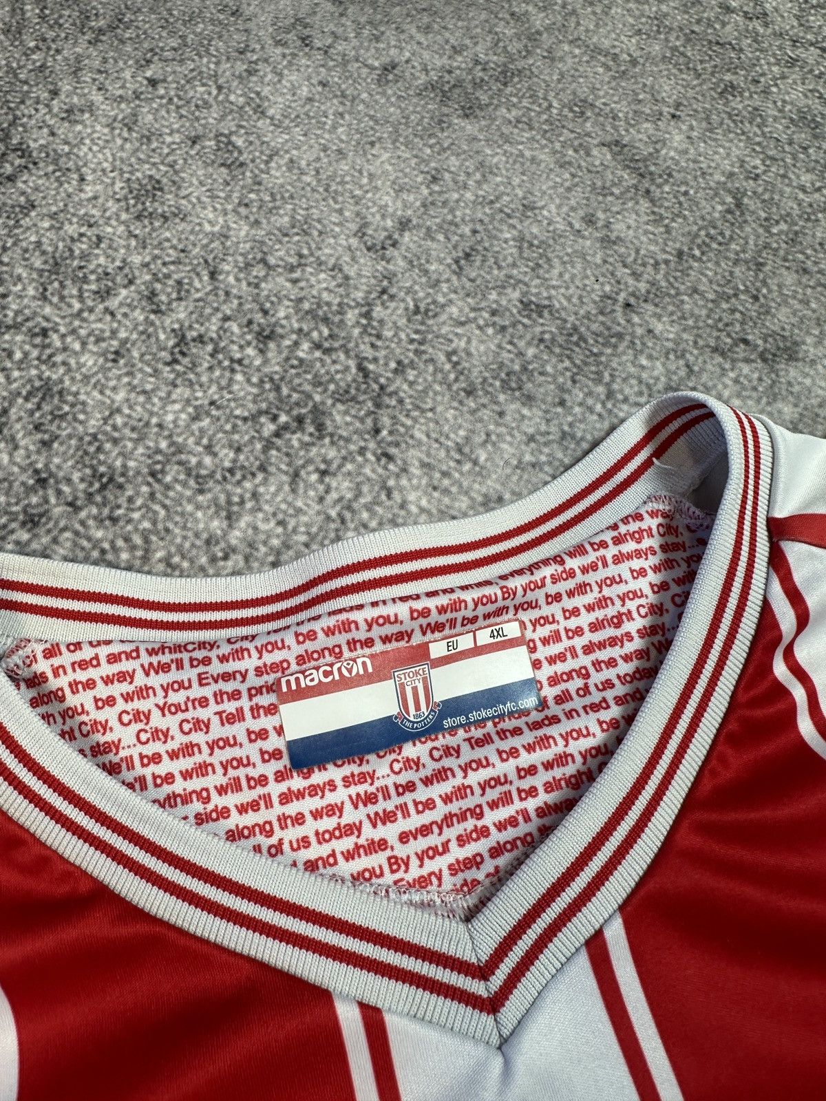 Macron Macron Stoke City soccer jersey rare Streetwear USA 4XL Size US XXL / EU 58 / 5 - 3 Thumbnail