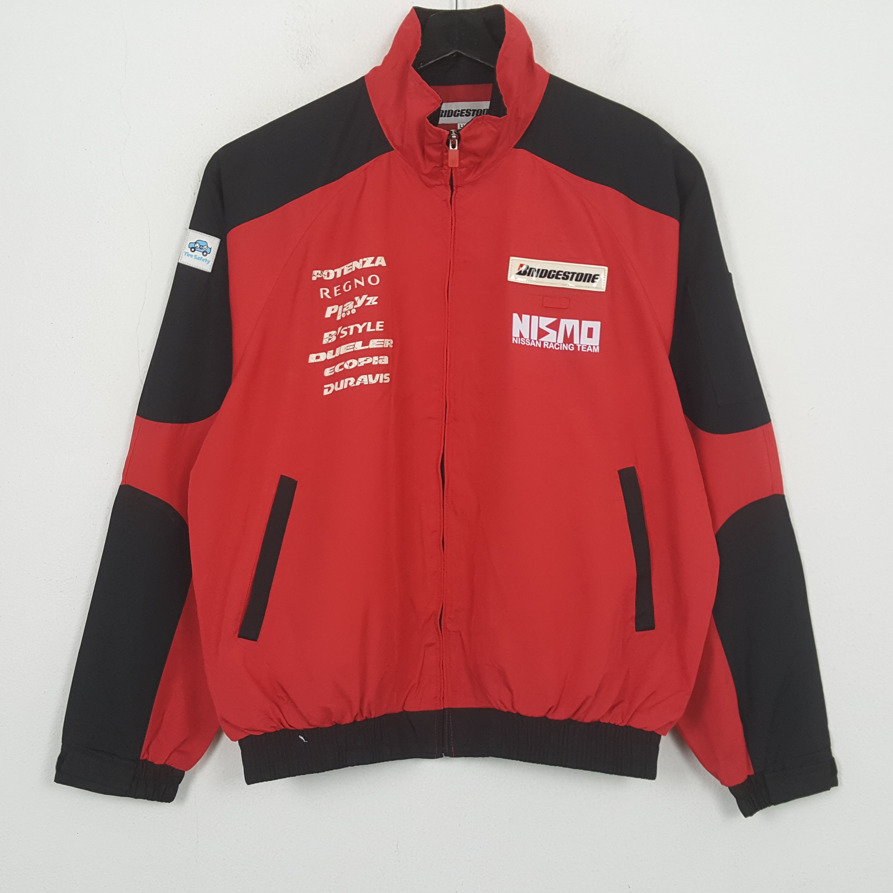 Vintage Bridgestone X Nismo Nissan Racing Team Custom Jacket C302N2 Size US XL / EU 56 / 4 - 3 Thumbnail