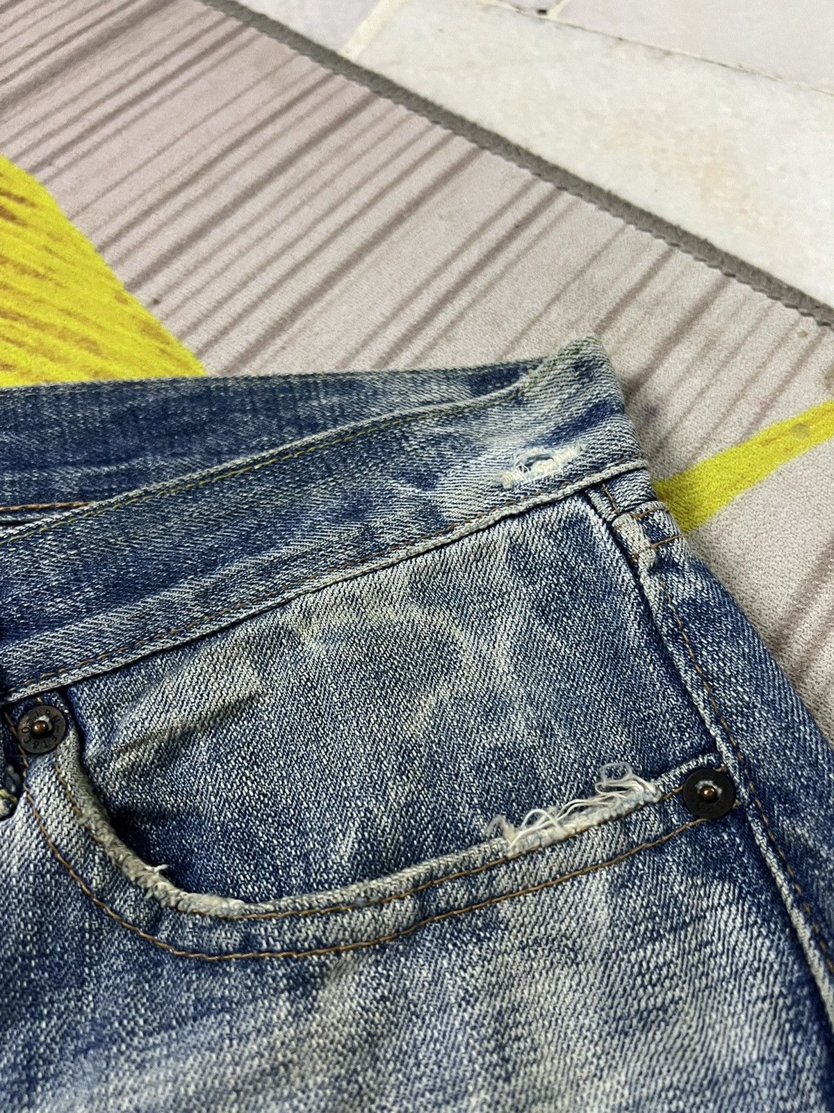 Eternal × If Six Was Nine Vintage Eternal Mud Wash Distressed Jeans Nice Faded Size US 32 / EU 48 - 6 Thumbnail