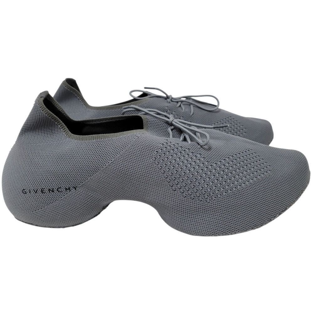 Givenchy Givenchy Men TK-360 Gray Laces Up Knit Sneakers EU45 (US11) Size US 11 / EU 44 - 2 Thumbnail