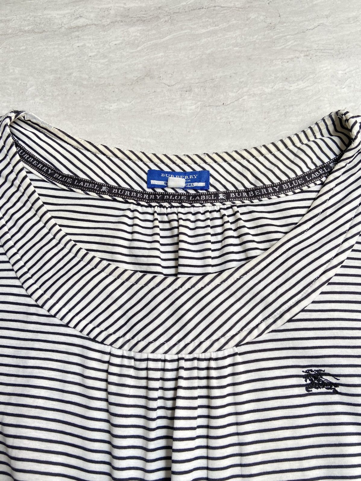 Burberry BURBERRY Striped Midi Dress Size XS / US 0-2 / IT 36-38 - 10 Thumbnail