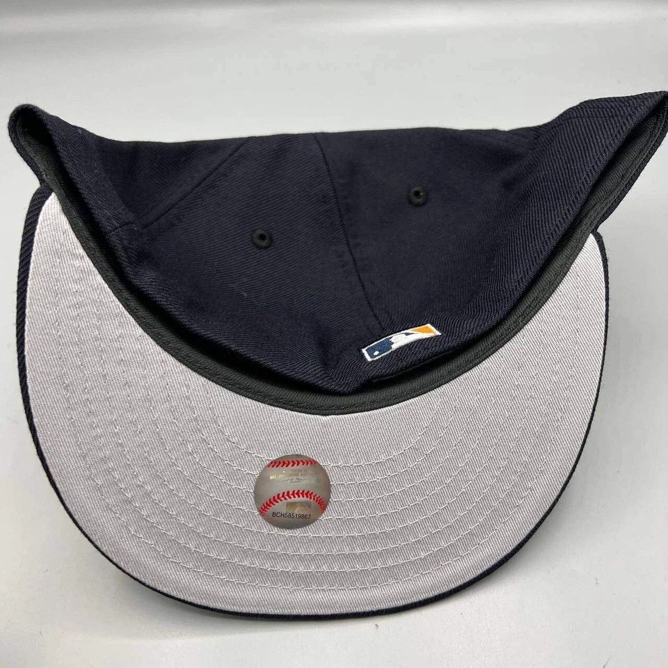 New Era Houston Astros Hat Men 7 5/8 59Fifty New Era MLB Fitted Cap Size ONE SIZE - 6 Thumbnail