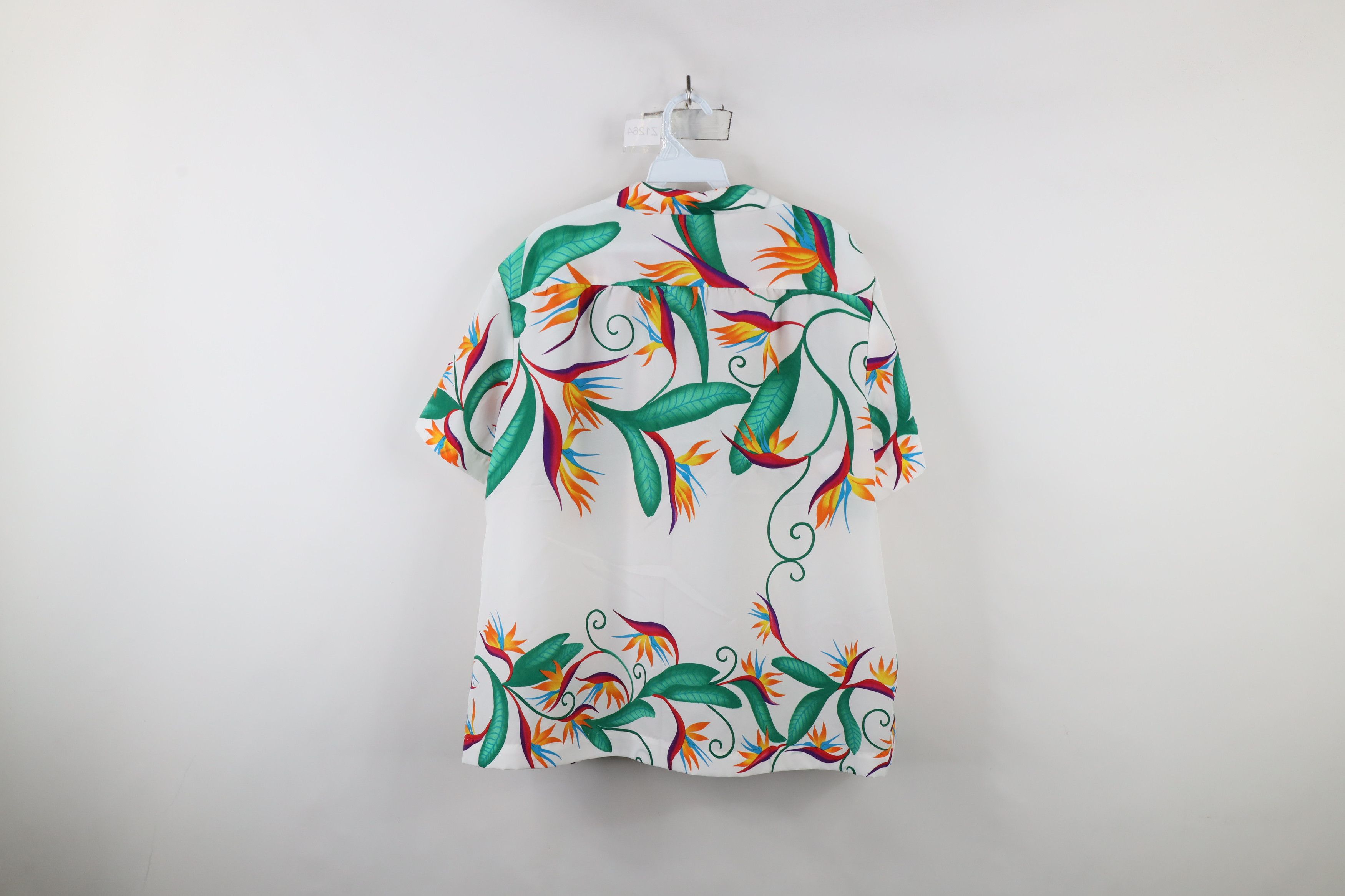 Vintage Vintage 70s Hilo Hattie Flower Hawaiian Button Shirt USA Size 3XL / US 20-22 - 9 Thumbnail