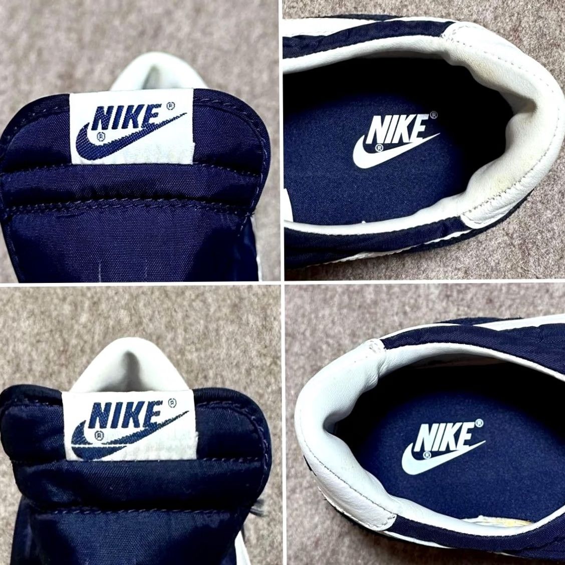 Nike VINTAGE Nike 1995 Cortez Midnight Navy White Sneaker Men Us8 Japan Size US 8 / EU 41 - 5 Thumbnail