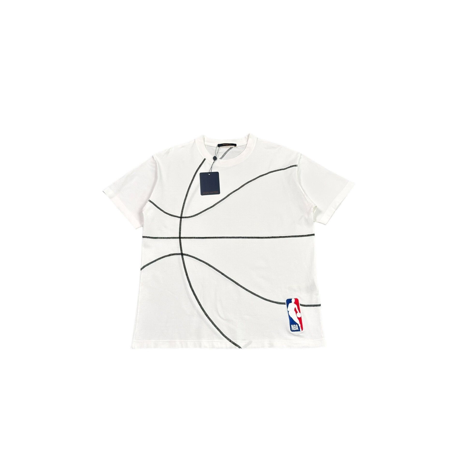 Louis Vuitton Louis Vuitton x NBA Basketball Seam T-Shirt Size L Size US L / EU 52-54 / 3 - 1 Thumbnail