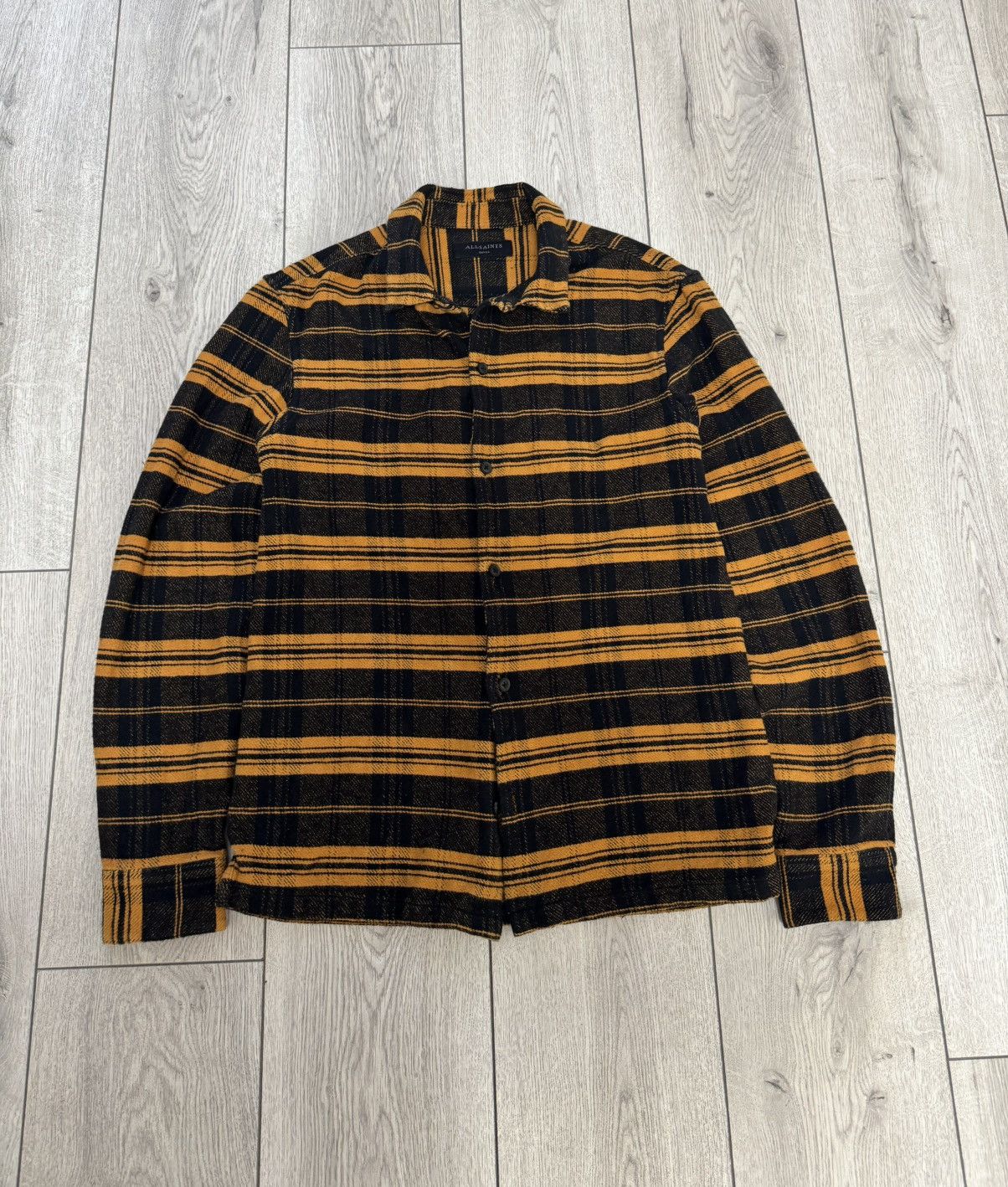 Allsaints Vintage Allsaints Flannel Shirt Travis Scott Style Size US S / EU 44-46 / 1 - 1 Thumbnail
