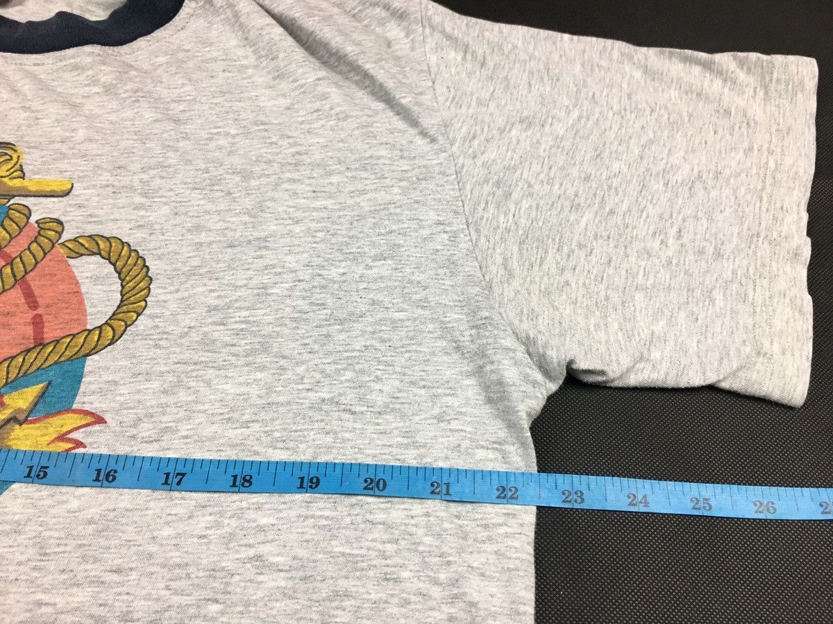 Trussardi × Vintage Vintage 90s Trussardi Big Anchor Logo Printed Tee Size US L / EU 52-54 / 3 - 9 Thumbnail