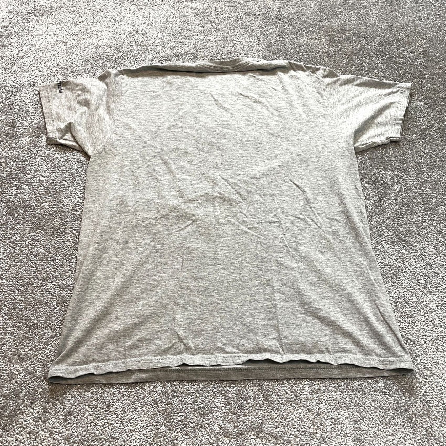 Vintage Columbia Shirt Mens Large Gray Short Sleeve Casual Logo Graphic Adult Size US L / EU 52-54 / 3 - 8 Thumbnail