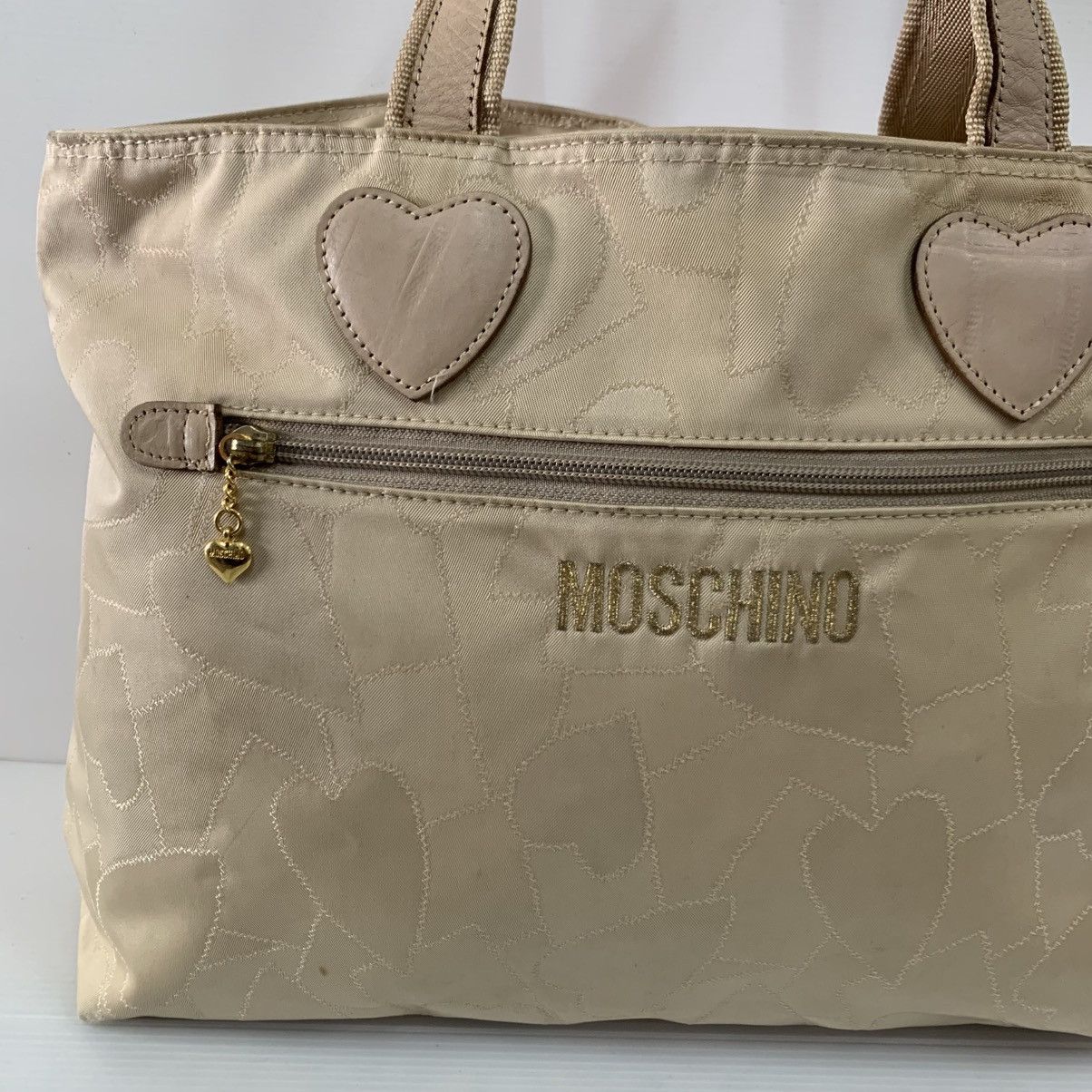 Moschino Moschino Canvas Shoulder Tote Bag Size ONE SIZE - 2 Thumbnail