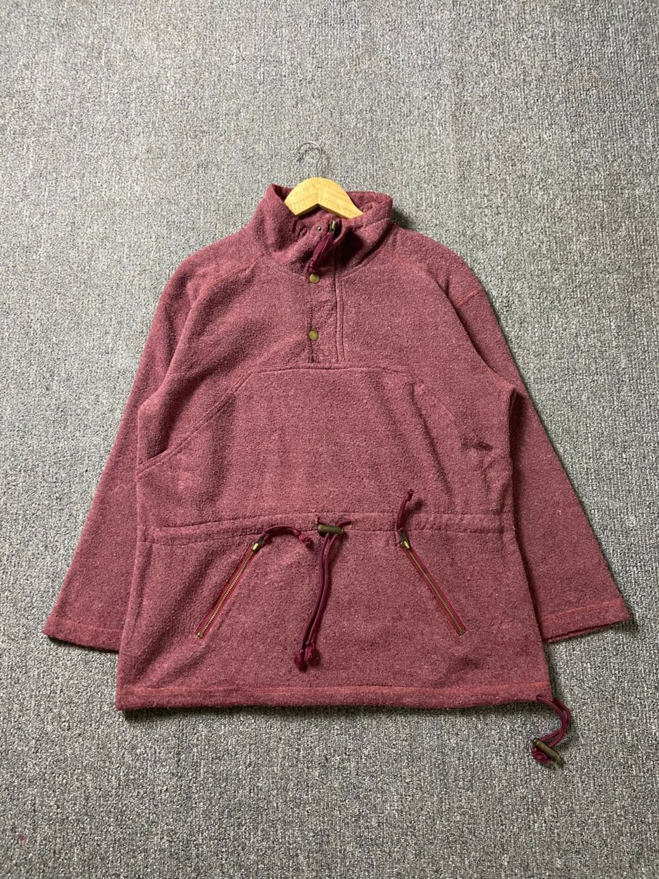 Japanese Brand Japanese Brand Fleece Pullover with Snap Button (182) Size US S / EU 44-46 / 1 - 1 Thumbnail