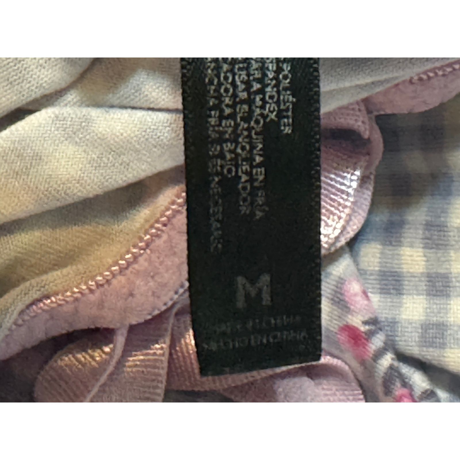 Laura Ashley Vintage Y2K Laura Ashley Gingham Floral Lace Trim Cami Size M / US 6-8 / IT 42-44 - 7 Thumbnail