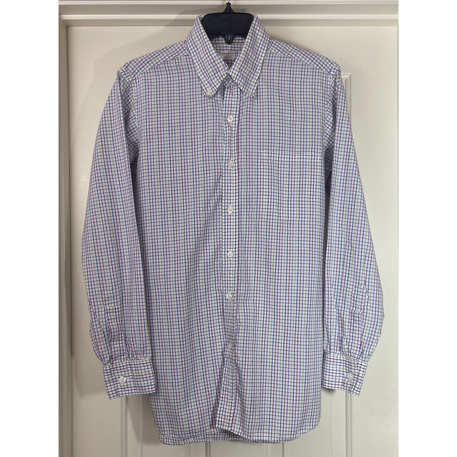 Turnbull & Asser Turnbull & Asser Button Up Shirt Mens L Plaid Vintage Size US L / EU 52-54 / 3 - 3 Thumbnail