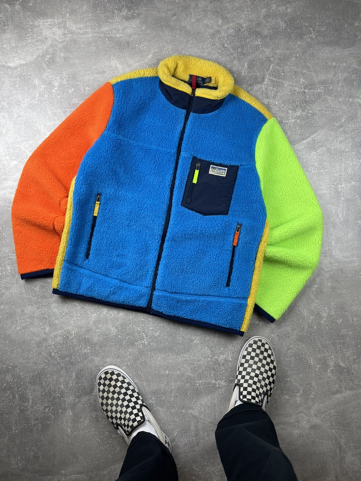 Polo Ralph Lauren Polo Ralph Lauren NWT Aztec Multicolored Fleece Sweater Size US L / EU 52-54 / 3 - 1 Thumbnail