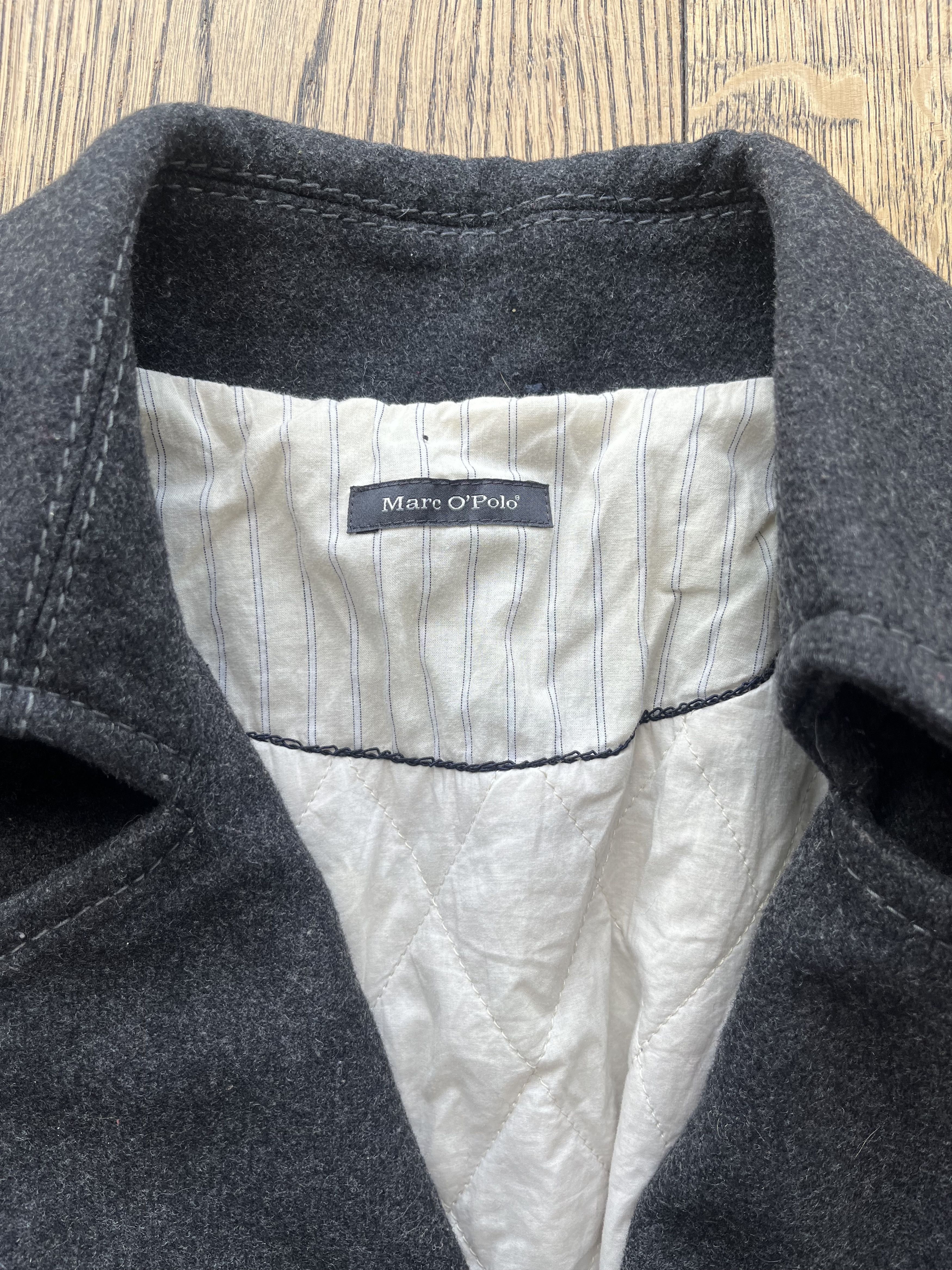 Marc O'Polo Vintage 2000's Marc O'Polo Claire Breasted Wool Peacoat Size S / US 4 / IT 40 - 2 Thumbnail