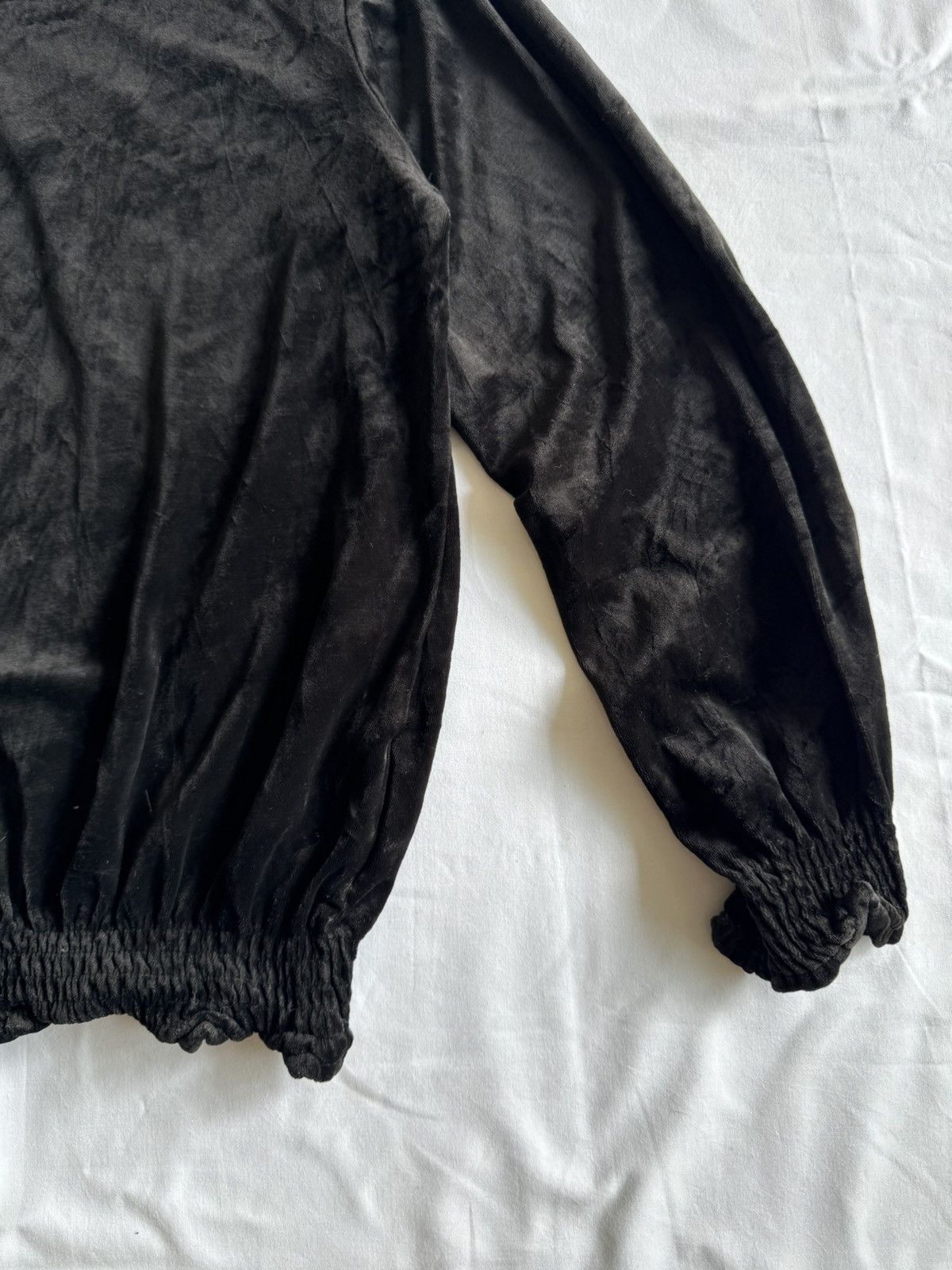 Comme des Garcons Tricot Comme des Garcons Long Sleeve Velvet Top Size S / US 4 / IT 40 - 2 Thumbnail