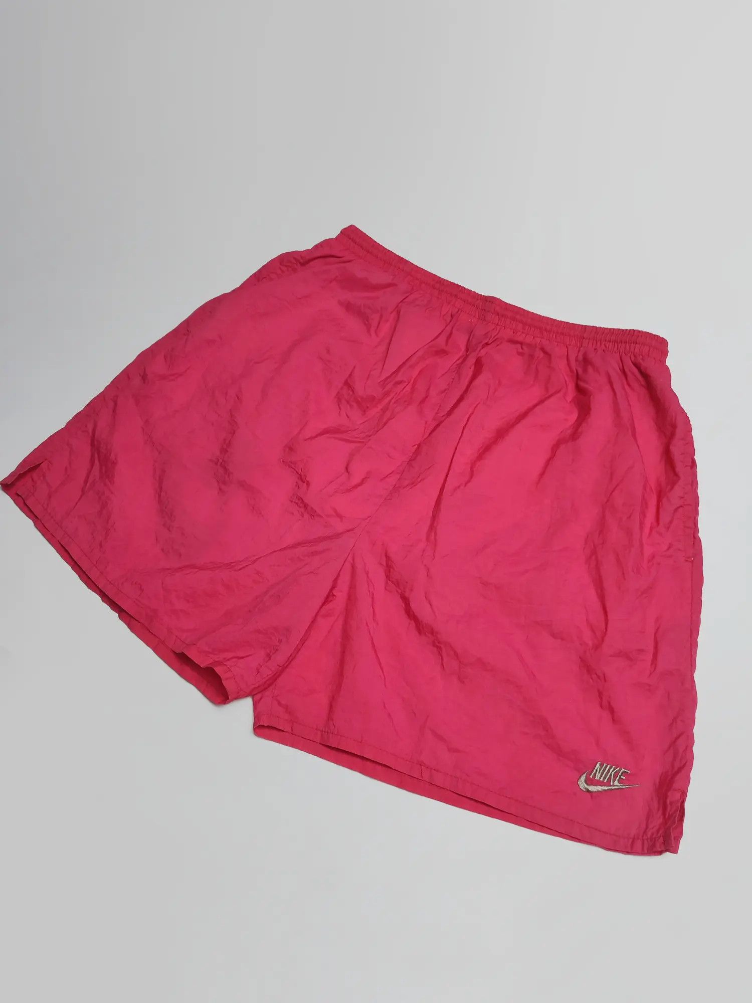 Nike 🔥Vintage 90's Nike Nylon Pink shorts Size US 34 / EU 50 - 2 Thumbnail