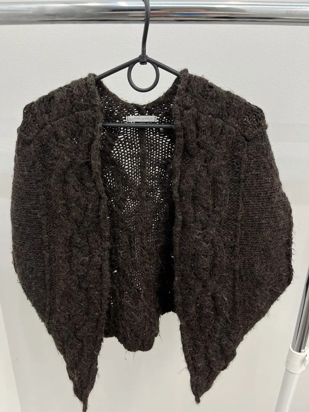 Sarah Pacini Sarah Pacini Wool Cardigan Cape Sweater Size M / US 6-8 / IT 42-44 - 1 Thumbnail