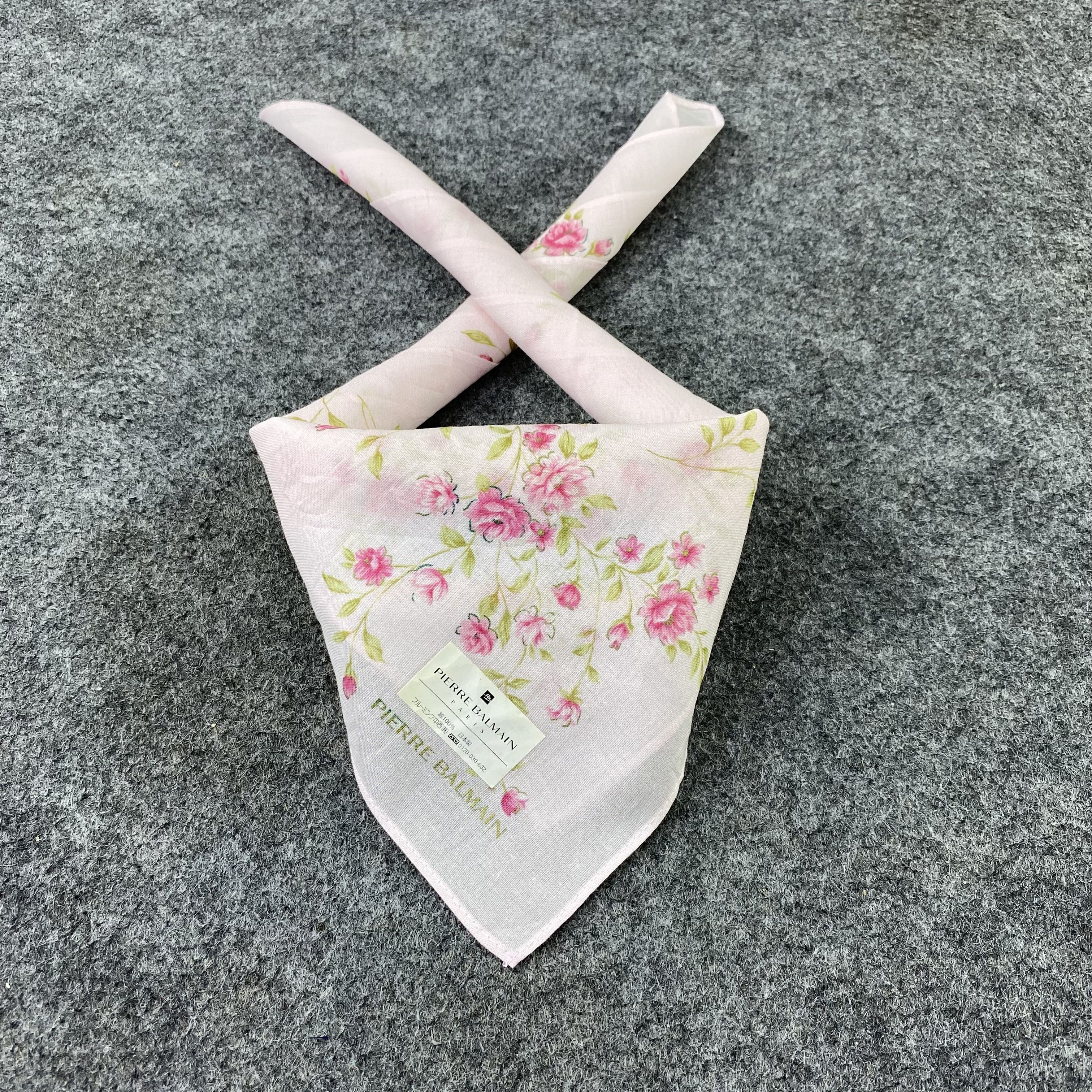 Pierre Balmain Pierre Balmain Handkerchief / Bandana / Neckerchief-B1382 Size ONE SIZE - 2 Thumbnail