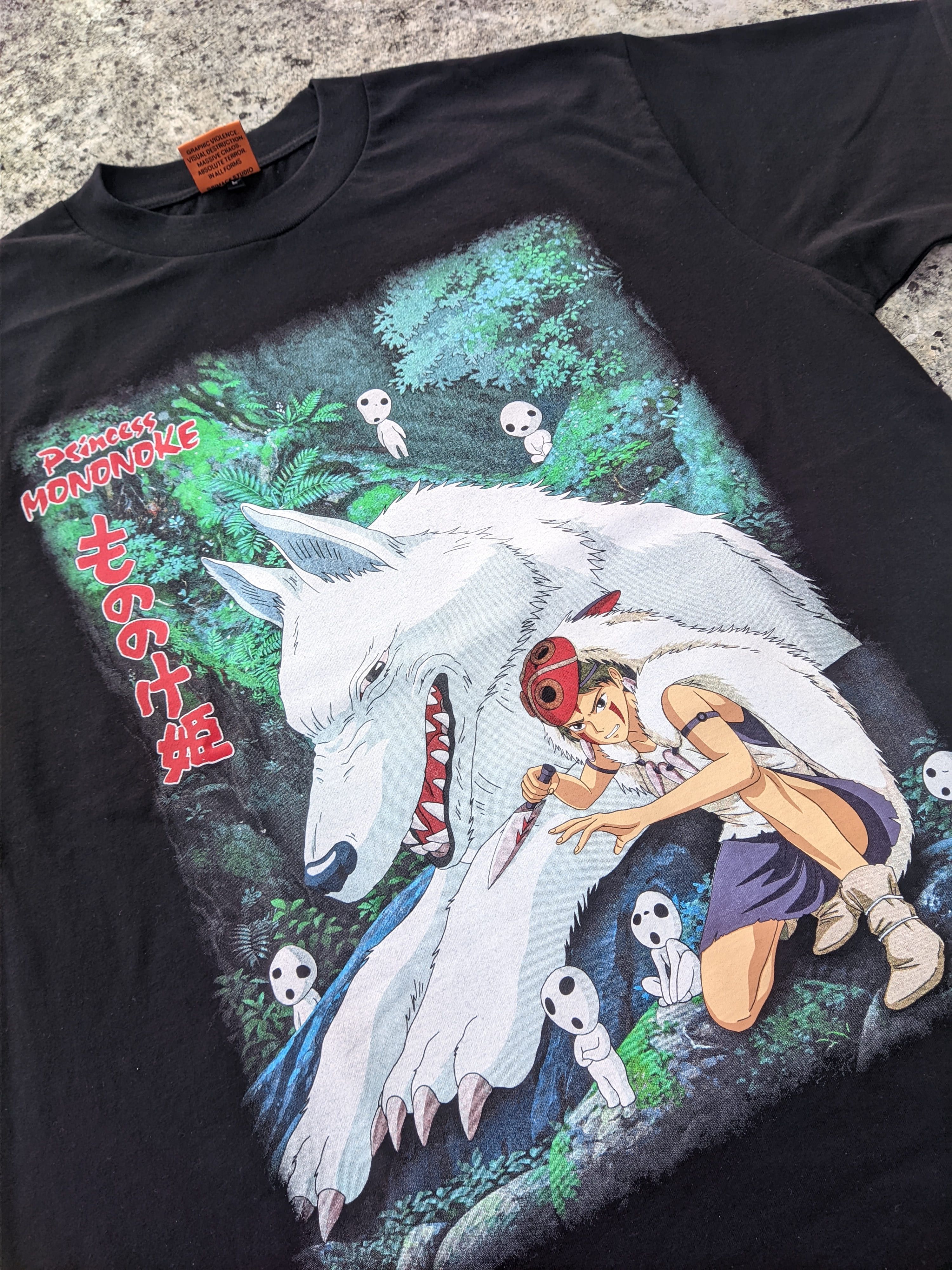 Anime Princess mononoke anime manga studio ghibli tee Size L / US 10 / IT 46 - 1 Thumbnail
