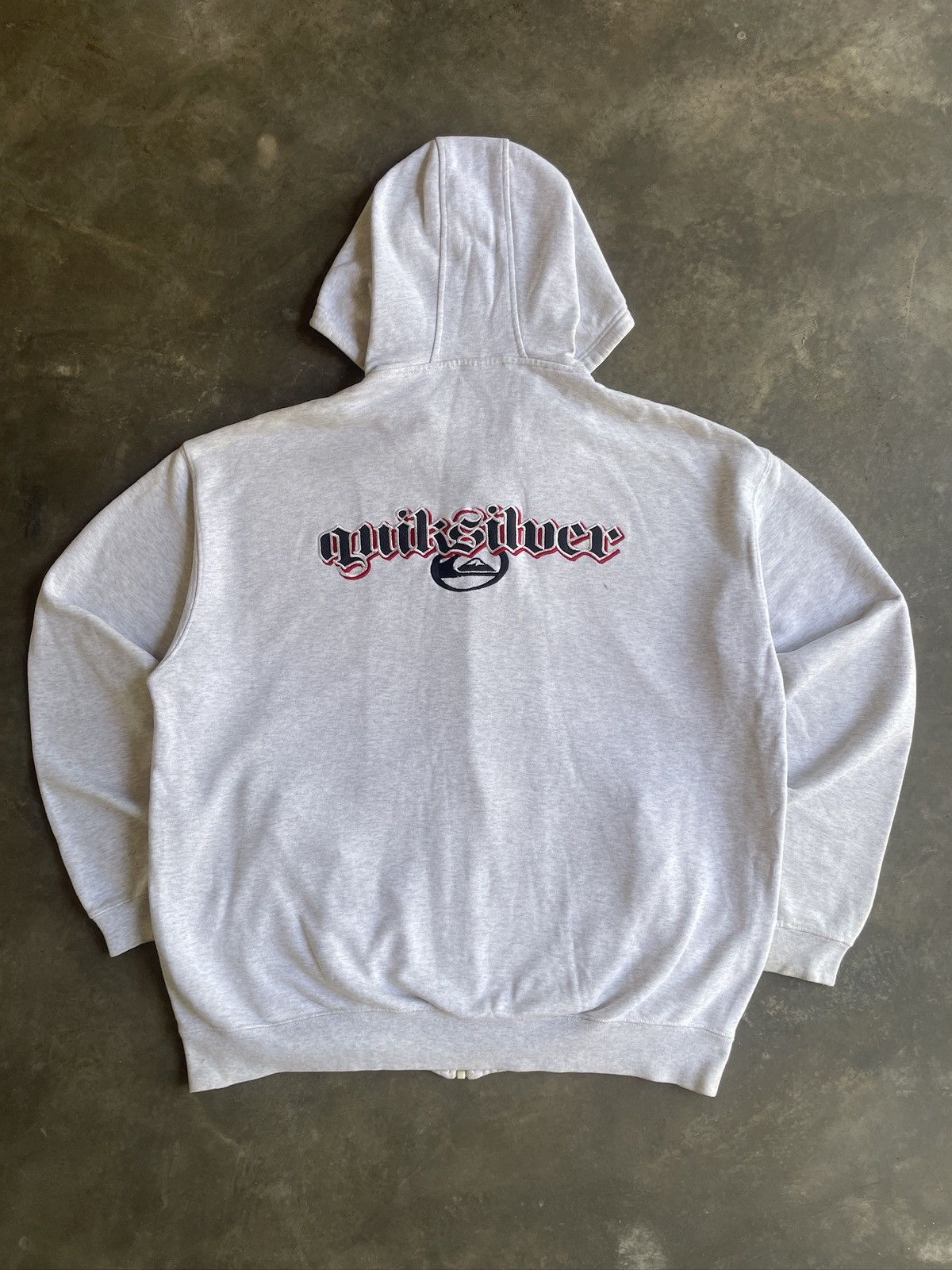 Quicksilver Vintage Quiksilver Zip Hoodie Logo Size US L / EU 52-54 / 3 - 2 Thumbnail