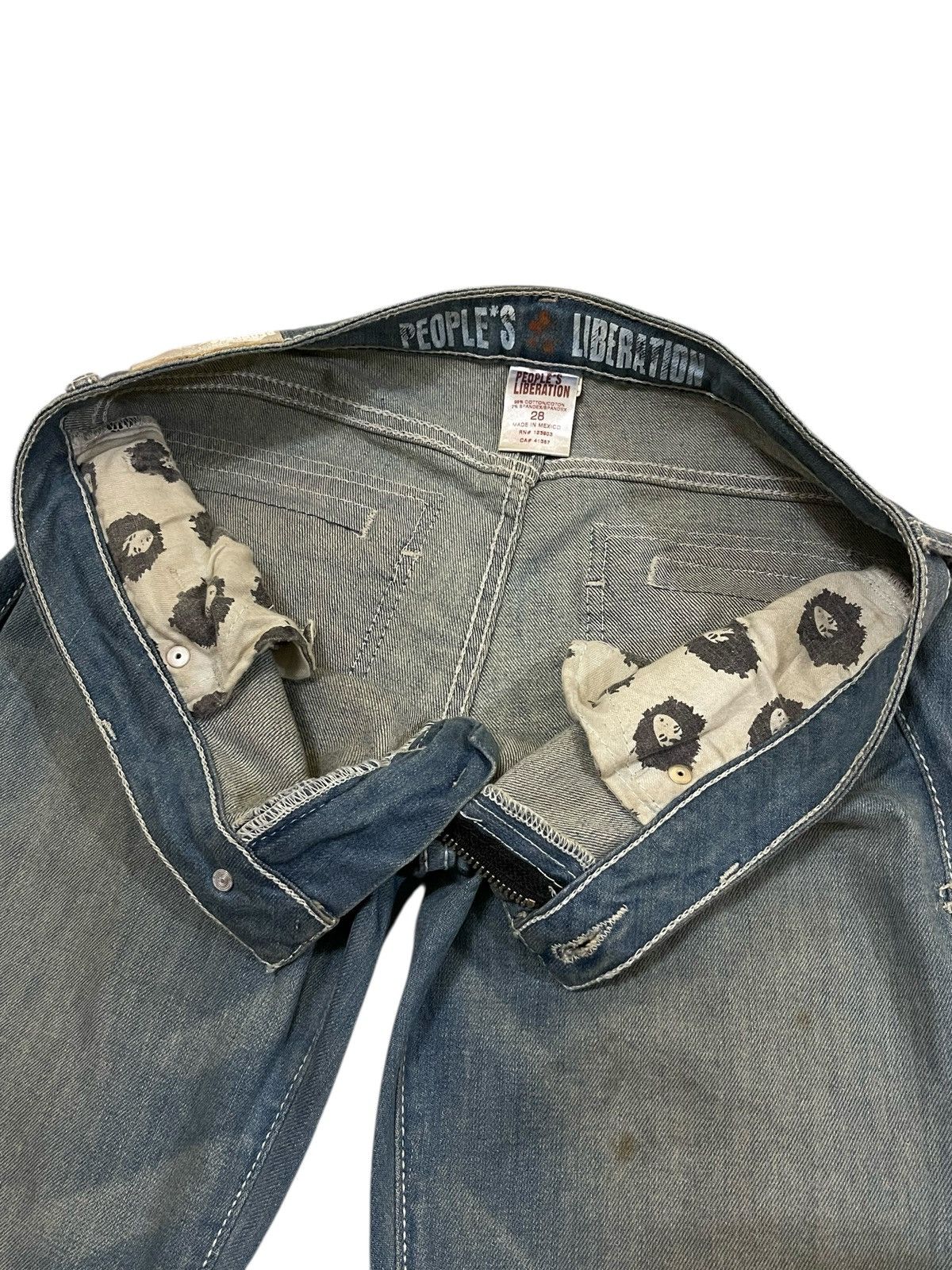 Japanese Brand FLARE 💥 People’s Liberation Washed Denim Size 33" - 9 Thumbnail