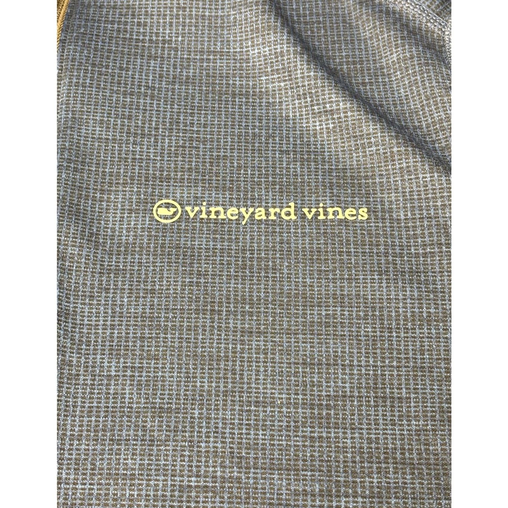 Vineyard Vines VINEYARD VINES Mens OTG On-The-Go Sankaty Quarter Zip Blue Pullover L Size US L / EU 52-54 / 3 - 2 Thumbnail