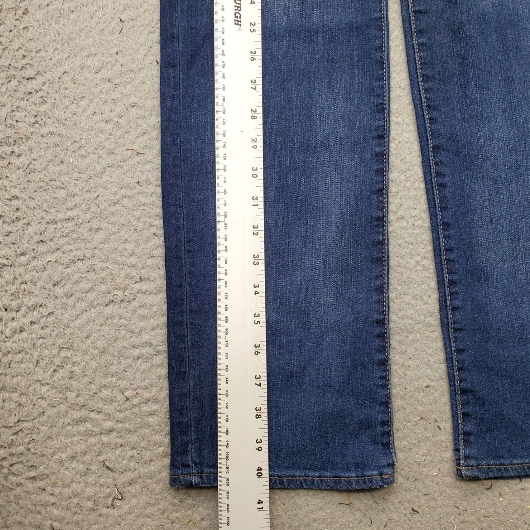 American Eagle Outfitters American Eagle Outfitters Jeans Womens 10 Blue Denim Super Stretch Straight Leg Size 32" / US 10 / IT 46 - 3 Thumbnail