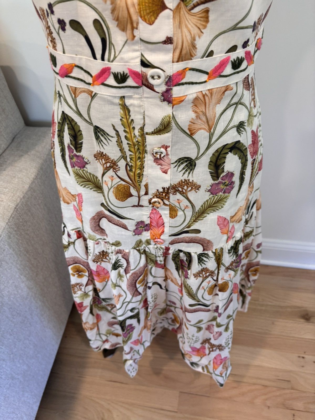 AGUA by Agua Bendita AGUA BY AGUA BENDITA Nispero Habitat Midi Dress size large Size L / US 10 / IT 46 - 6 Thumbnail