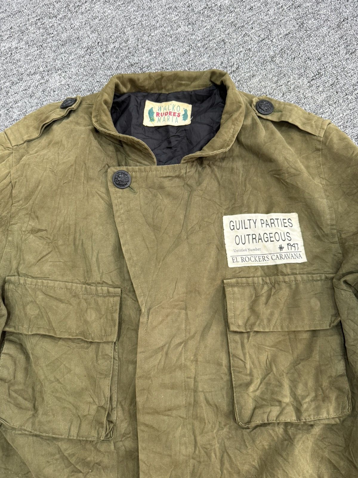 Wacko Maria Wacko Maria Olive Green Parka Jacket Size US L / EU 52-54 / 3 - 4 Thumbnail
