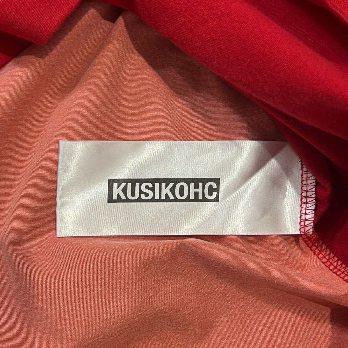 Kusikohc KUSIKOHC 2022SS Graffiti Printed Docking Hooded L/S T-Shirt Size US XL / EU 56 / 4 - 5 Thumbnail