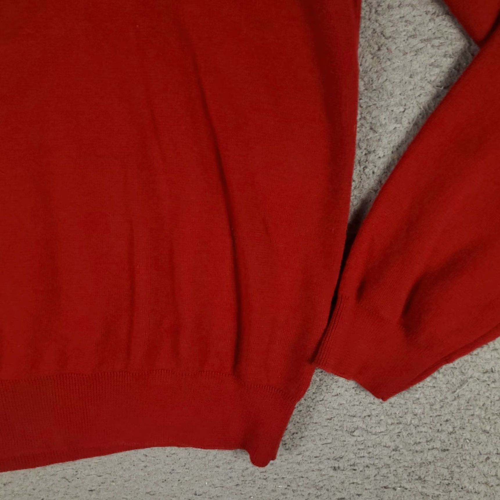 Ralph Lauren VINTAGE Ralph Lauren Sweater Pullover Mens XL Red Wool Cotton All Seasons Classic Size US XL / EU 56 / 4 - 4 Thumbnail