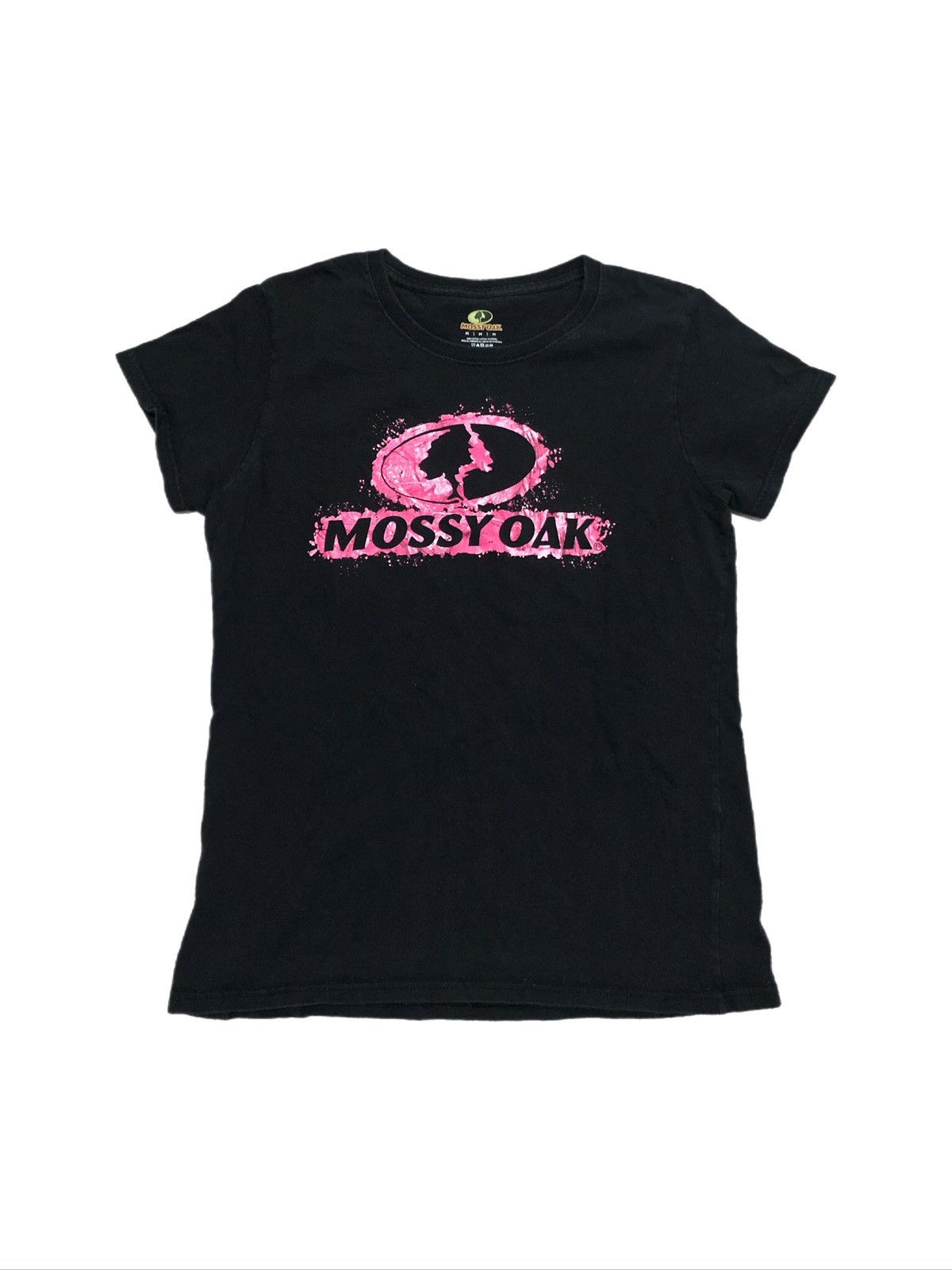 Mossy Oaks Mossy Oak Pink Camo Logo Tee Size M / US 6-8 / IT 42-44 - 1 Thumbnail