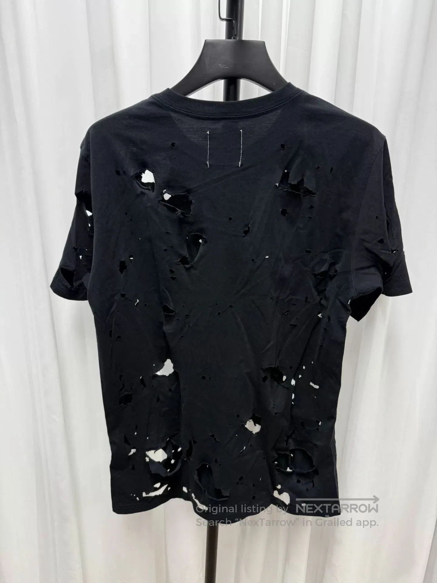 Comme des Garcons Homme Plus soloist oversized ripped short sleeve t-shirt. Size US L / EU 52-54 / 3 - 7 Thumbnail