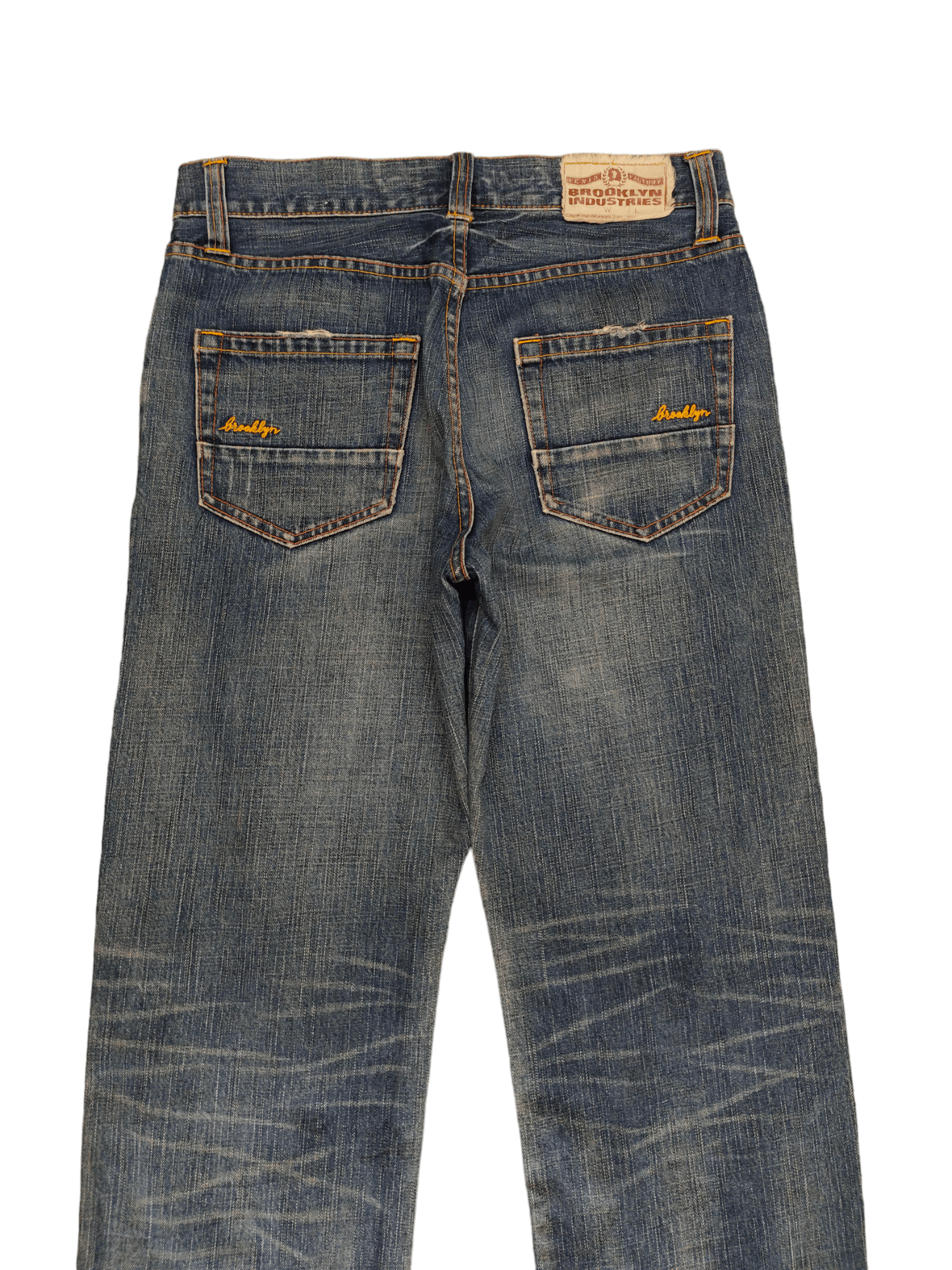 Comme des Garcons × Undercover Loose Jean Brooklyn Industries Distress Faded Denim Wide Leg Size US 32 / EU 48 - 12 Thumbnail