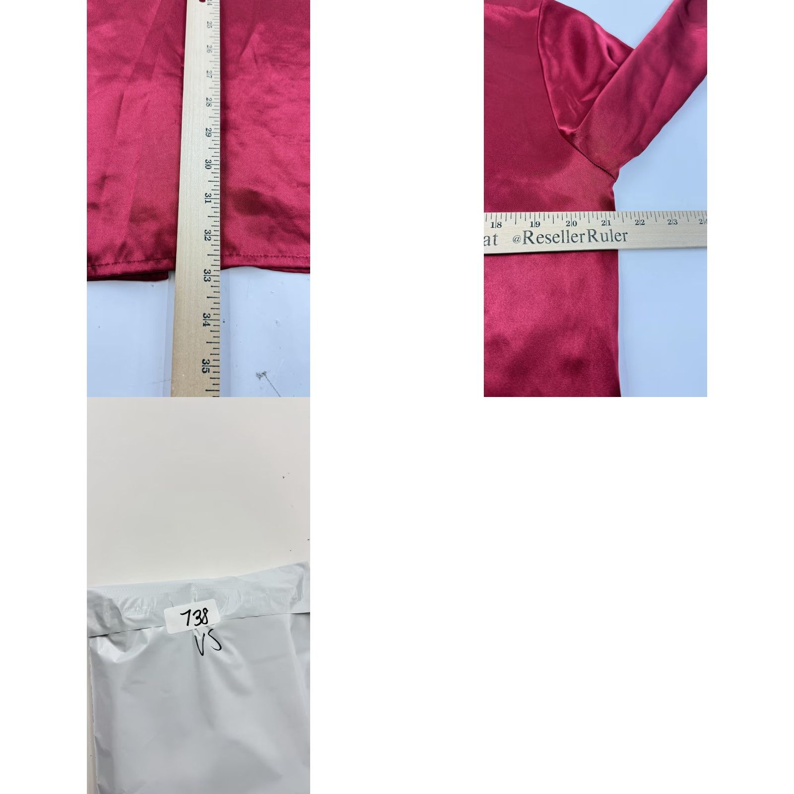 Victoria's Secret Victoria's Secret Shirt Womens Small Red Satin Button Front Sleep Nightgown Size S / US 4 / IT 40 - 9 Thumbnail
