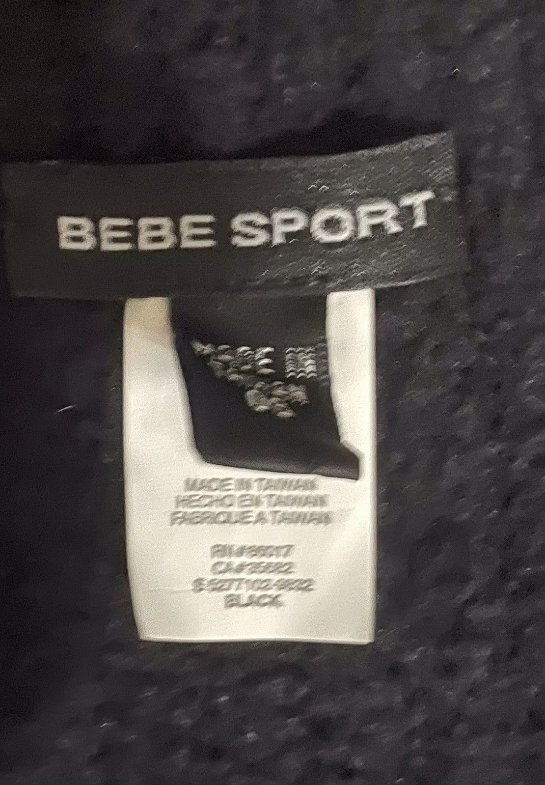 Bebe Bebe Sport Black Knit Hat And Scarf W/Rhinestones Size ONE SIZE - 5 Thumbnail