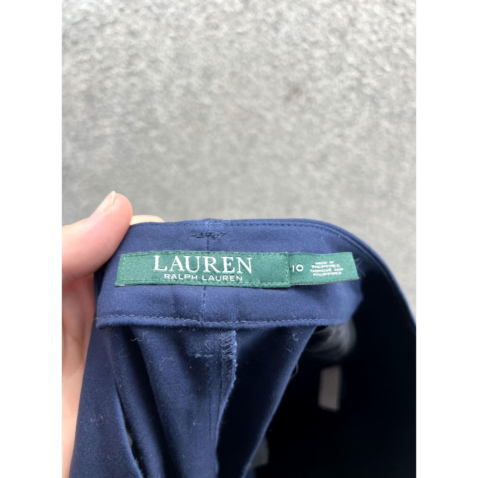 Ralph Lauren Lauren Ralph Lauren Shorts Bermuda 10 Blue Stretch Chino 9 Inseam Casual Womens Size 32" / US 10 / IT 46 - 5 Thumbnail