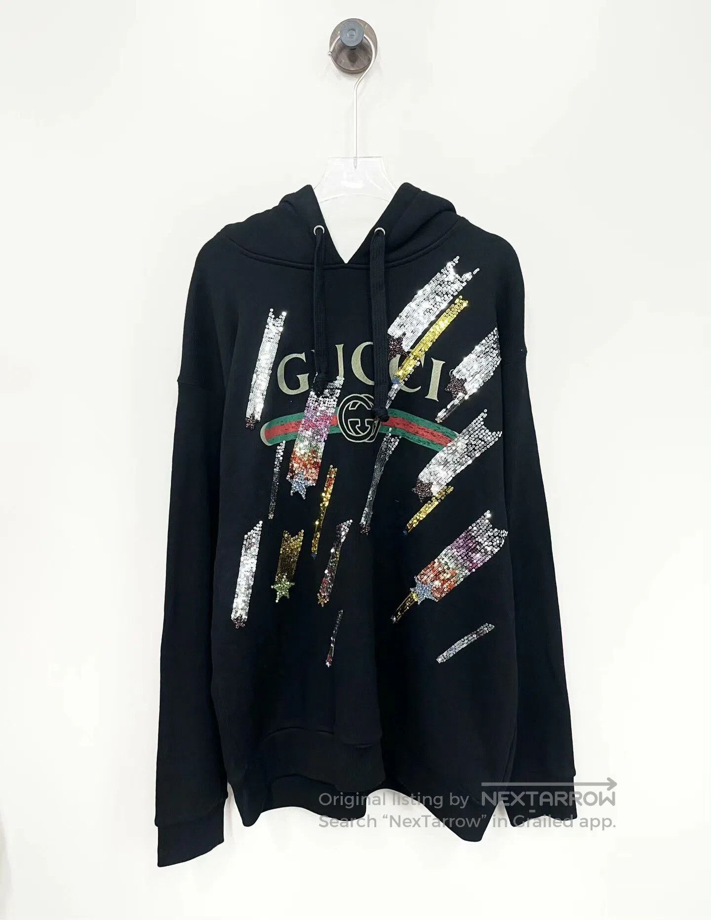 Gucci Gucci Black Hoodie with Logo Design. Size US M / EU 48-50 / 2 - 1 Thumbnail