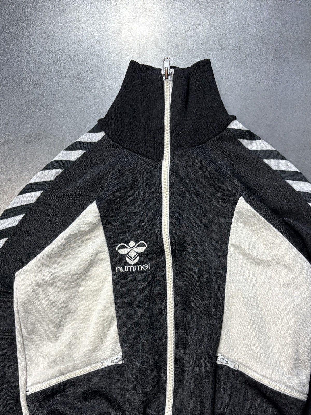 Hummel × Vintage Vintage Hummel Track Suit Top 1970s Denmark Jacket Sport Zip Size US XS / EU 42 / 0 - 7 Thumbnail