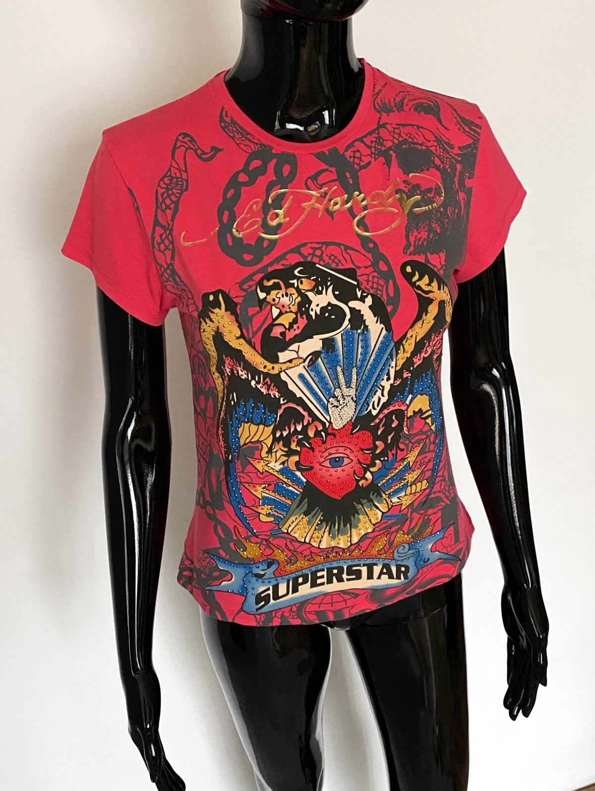 Ed Hardy Ed Hardy SUPERSTAR Tee / T Shirt Size M / US 6-8 / IT 42-44 - 2 Thumbnail