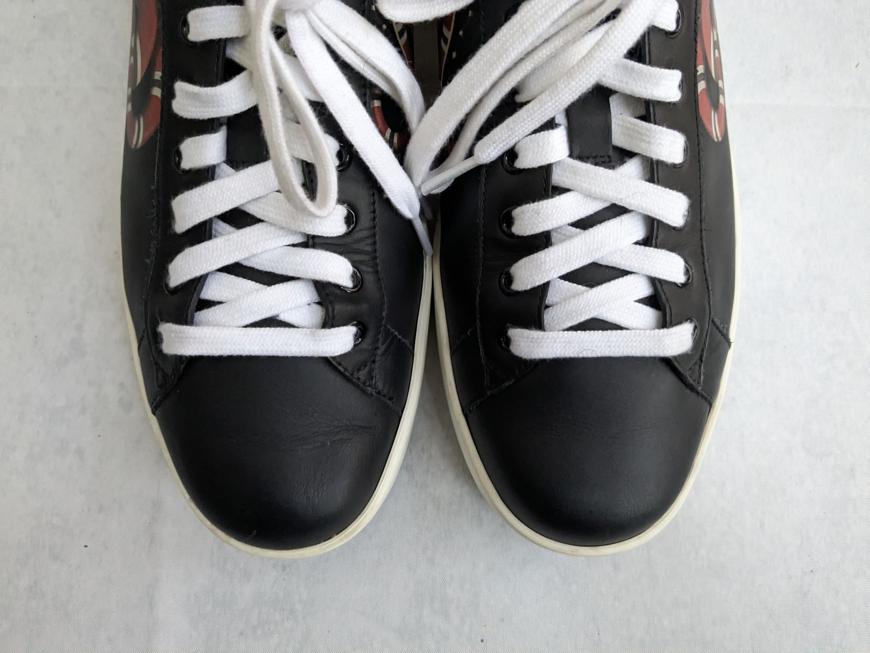 Gucci Gucci Ace Sneakers King Snake 10.5 Black Size US 10.5 / EU 43-44 - 5 Thumbnail