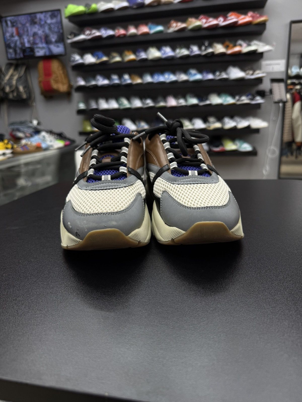 Dior Men’s Dior B22 Runner Brown Blue White Size 43 / 10US Size US 10 / EU 43 - 5 Thumbnail