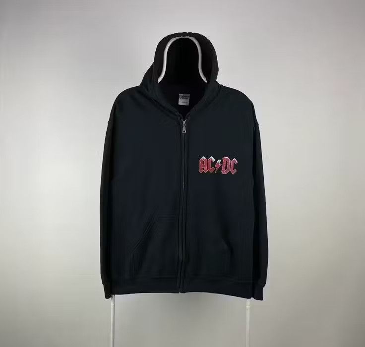 AC/DC Ac/dc hoodie zip rock vintage size Medium black big logo Size US M / EU 48-50 / 2 - 1 Thumbnail
