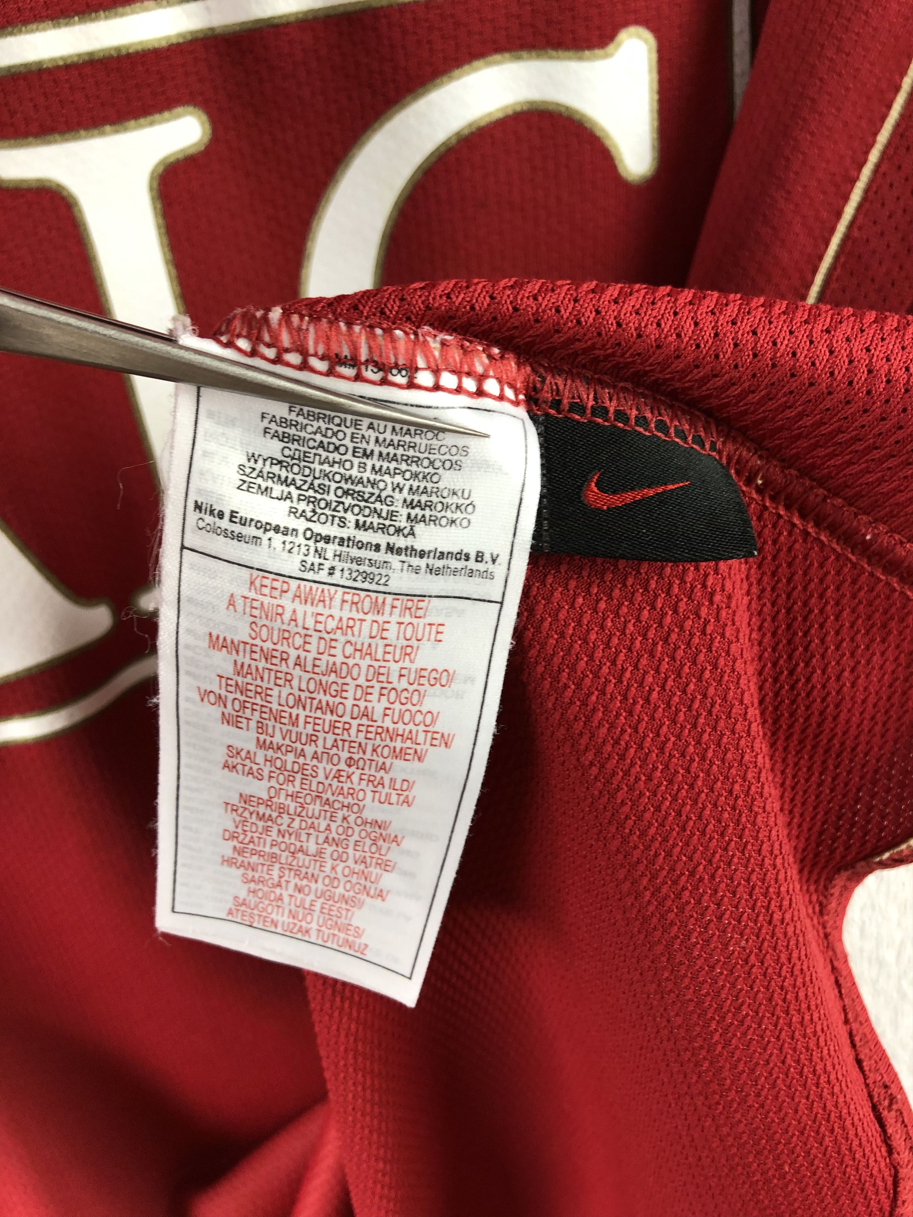 Nike Manchester United shirt 2006 Soccer Nike Jersey Mens Trikot Size US S / EU 44-46 / 1 - 9 Thumbnail