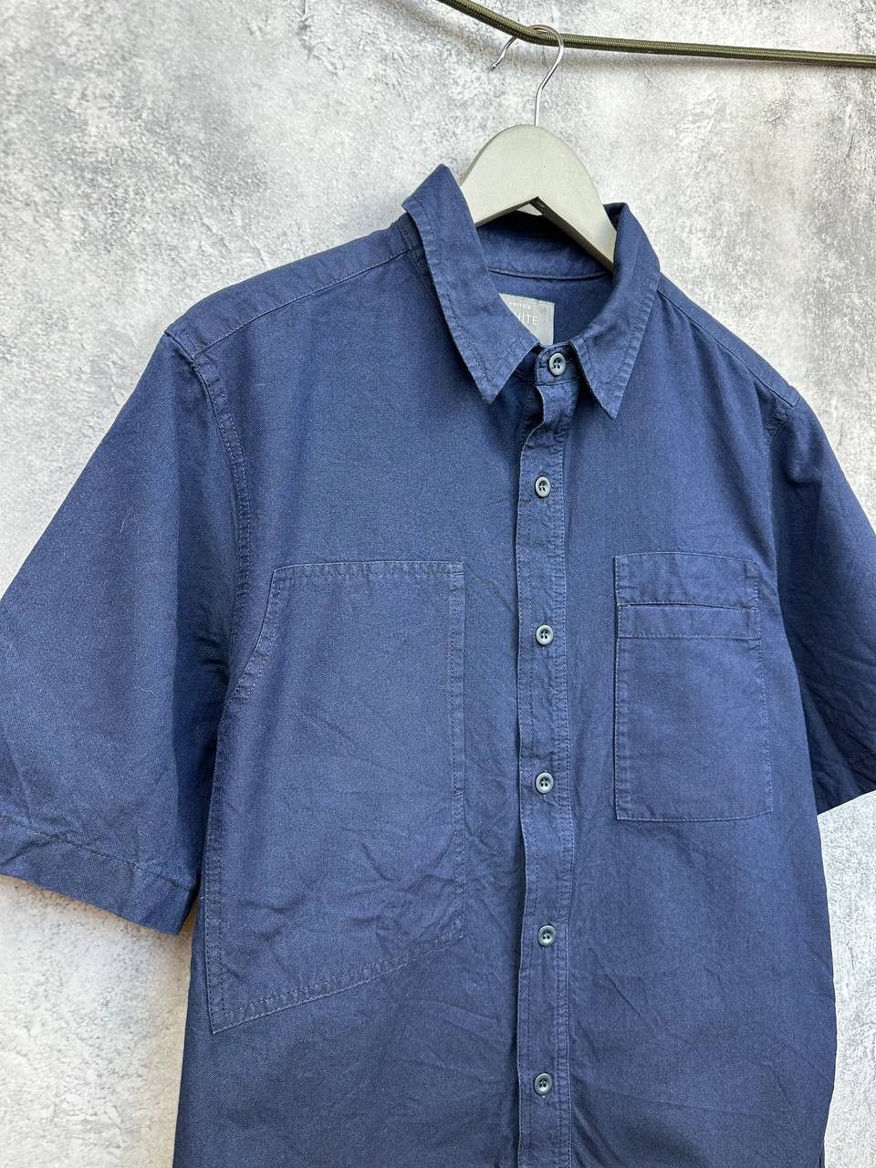 Private White V.C. Private White V.C. “Shirting” Navy Short-Sleeve Shirt Size US L / EU 52-54 / 3 - 3 Thumbnail