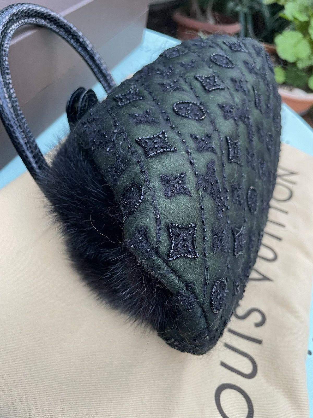 Louis Vuitton LV Marc Jacobs 2005 Limited Edition Chiffon Mink Demi Lune Size ONE SIZE - 6 Thumbnail