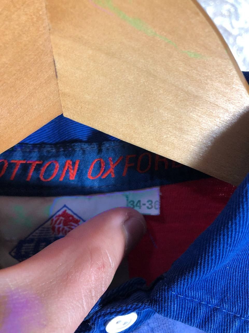 Cotton Traders VINTAGE COTTON OXFORD FRANCE RETRO RUGBY JERSEY BLOKE 90s Size US M / EU 48-50 / 2 - 4 Thumbnail